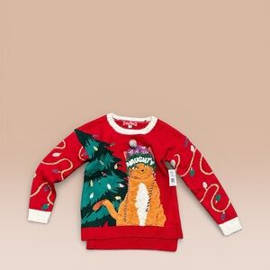 Funny Christmas Oversized Sweater NWT